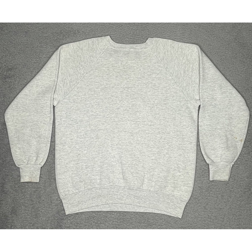 Vintage 90s International Polo Club Sweatshirt Men Large White Pullover USA Made - Picture 6 of 16